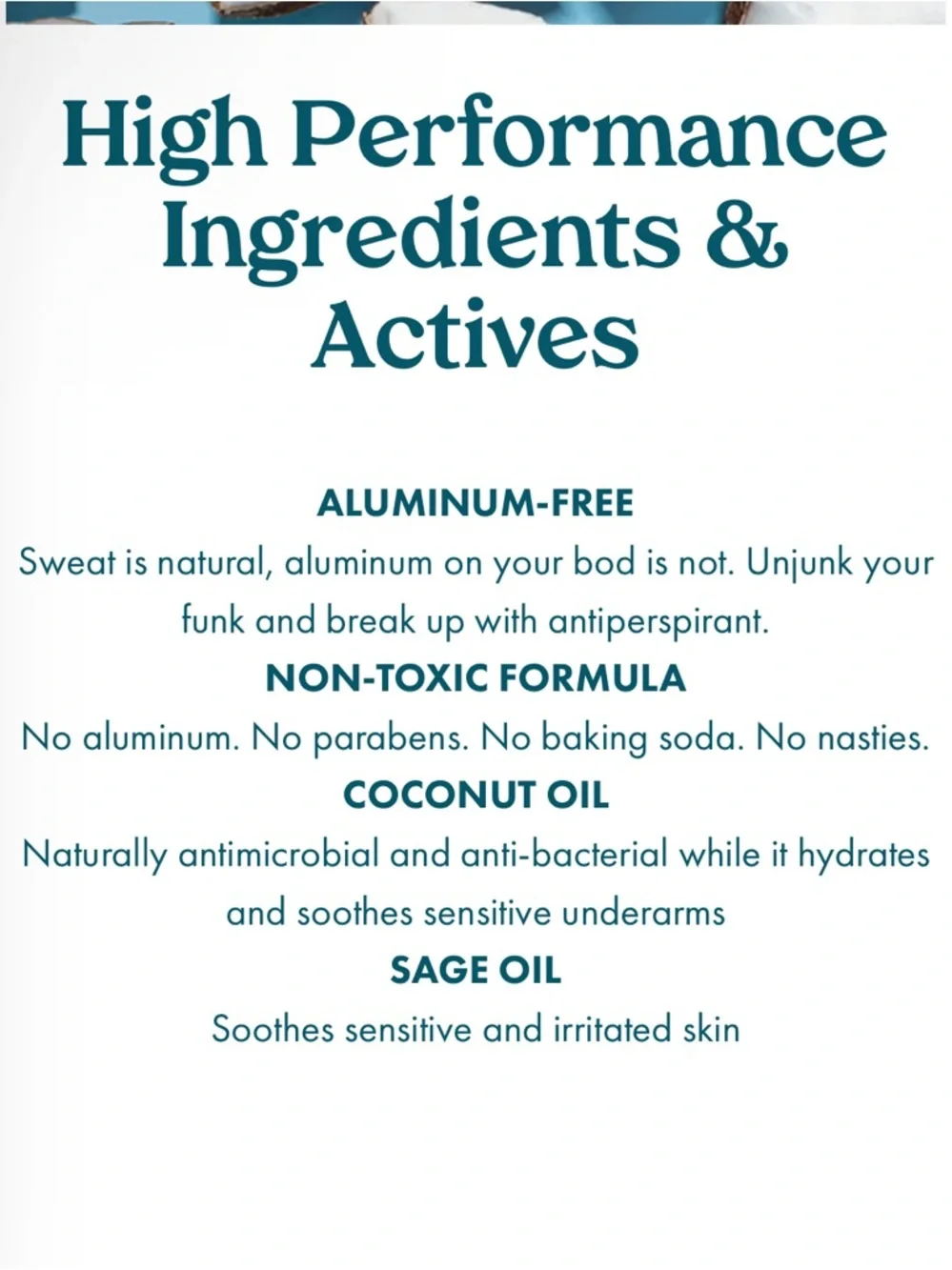 Kopari Natural Aluminum-Free Charcoal Deodorant Stick New/Sealed